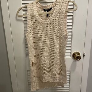BCBGMaxAzria Cream Knit Top